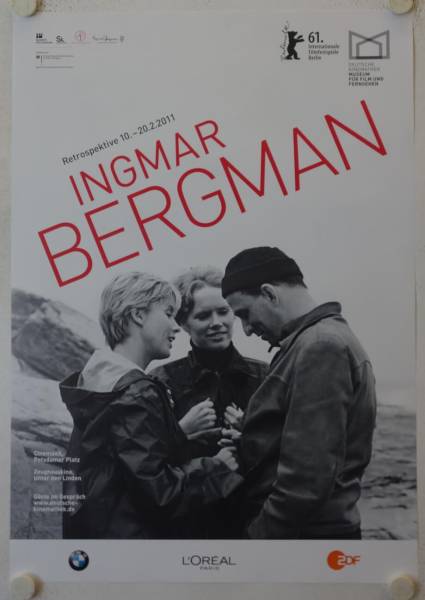 Ingmar Bergman Retrospective originales deutsches Filmfestival-Plakat